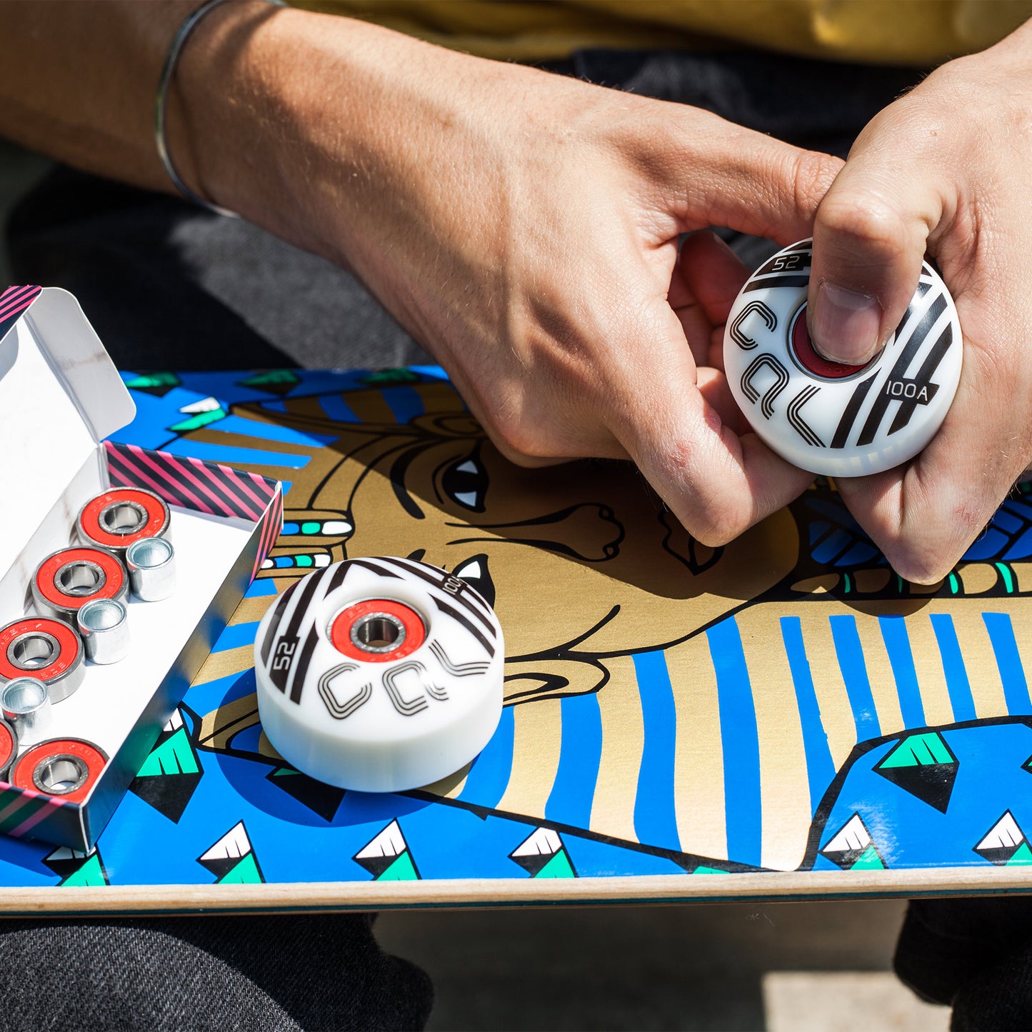 Skateboard Setup Combo | Silver Trucks & 100A Wheels