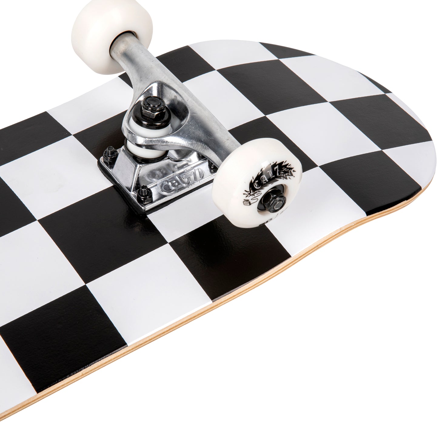 Cal 7 Complete 7.5/7.75/8-Inch Skateboard Checkmate with Check Design