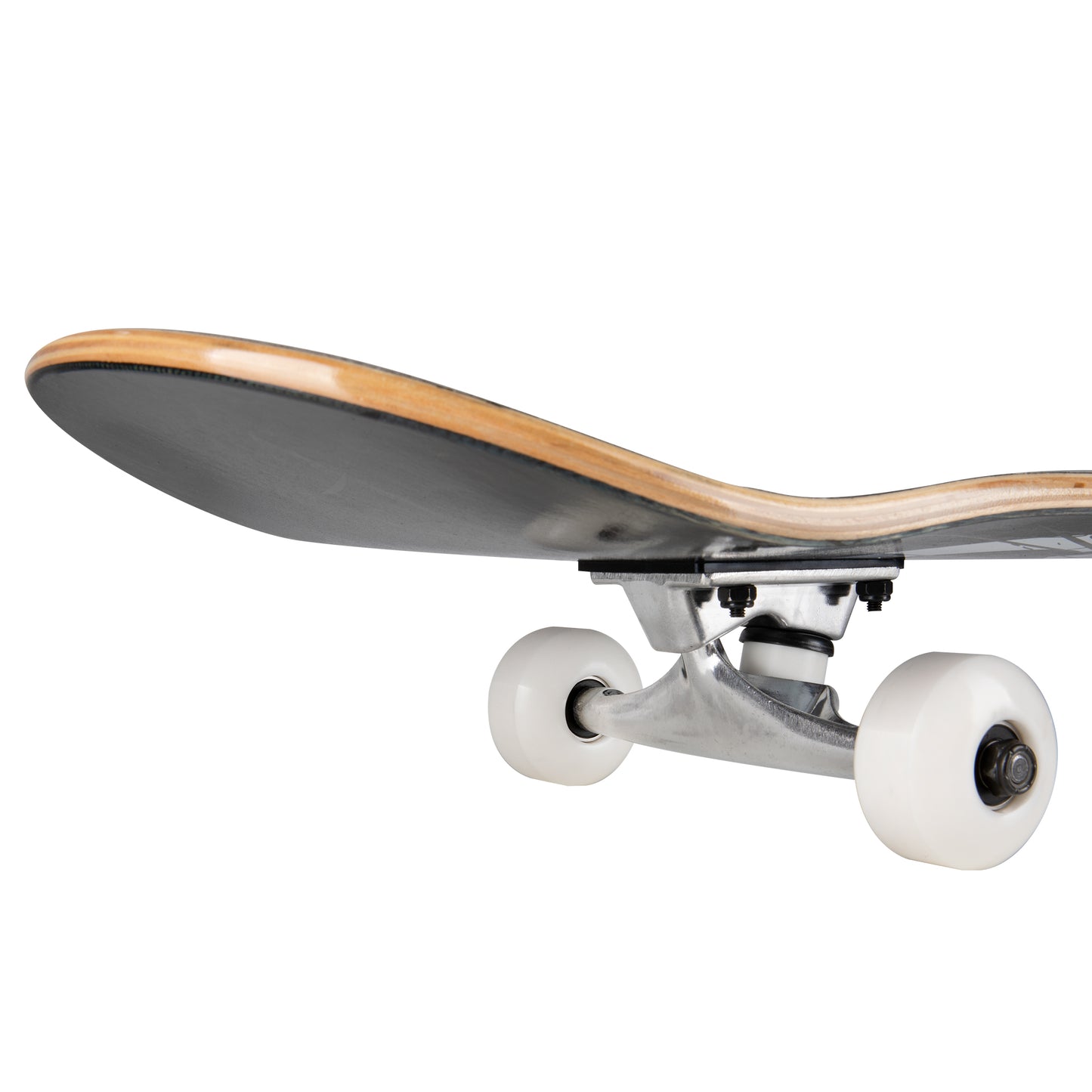 ): Cal 7 complete 8-inch Heist skateboard with black deck and glass shattered graphic