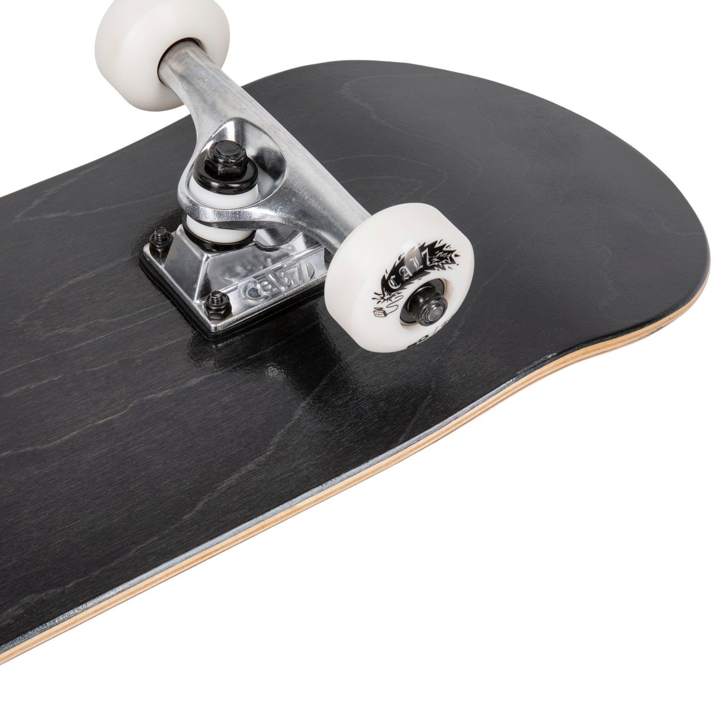 Cal 7 Complete 7.5/7.75/8-Inch Skateboard Midnight with Logo and Dark Stain