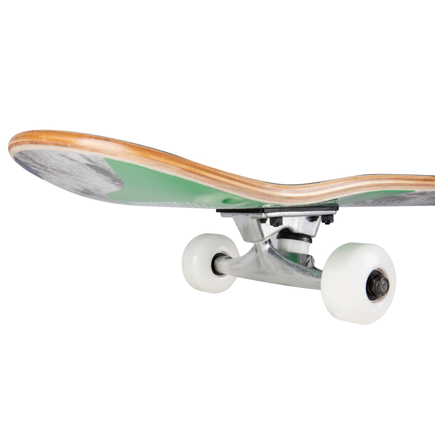 Cal 7 Complete 8.0 Inch Millennium Skateboard in green and blue colorway