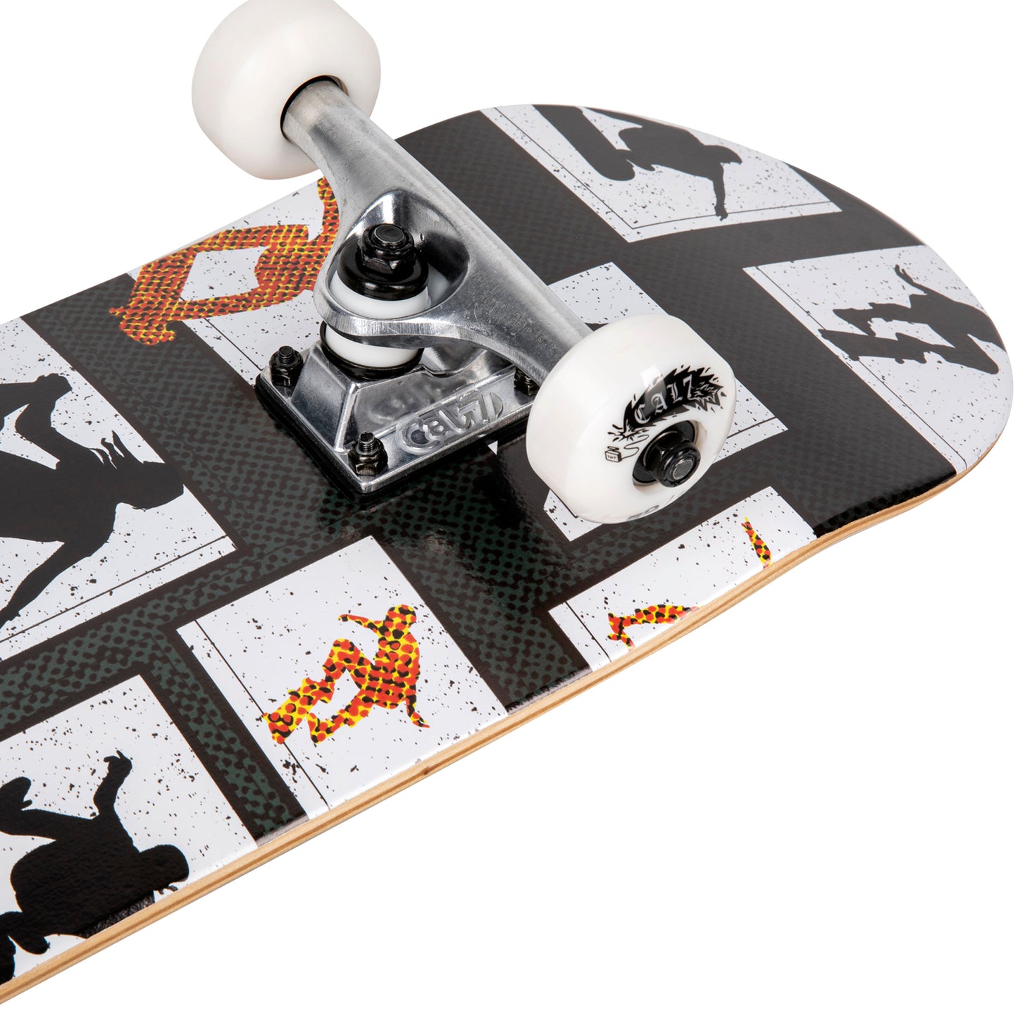 Cal 7 Complete 7.5/7.75/8-Inch Skateboard Panel with Skateboarding Graphic Design
