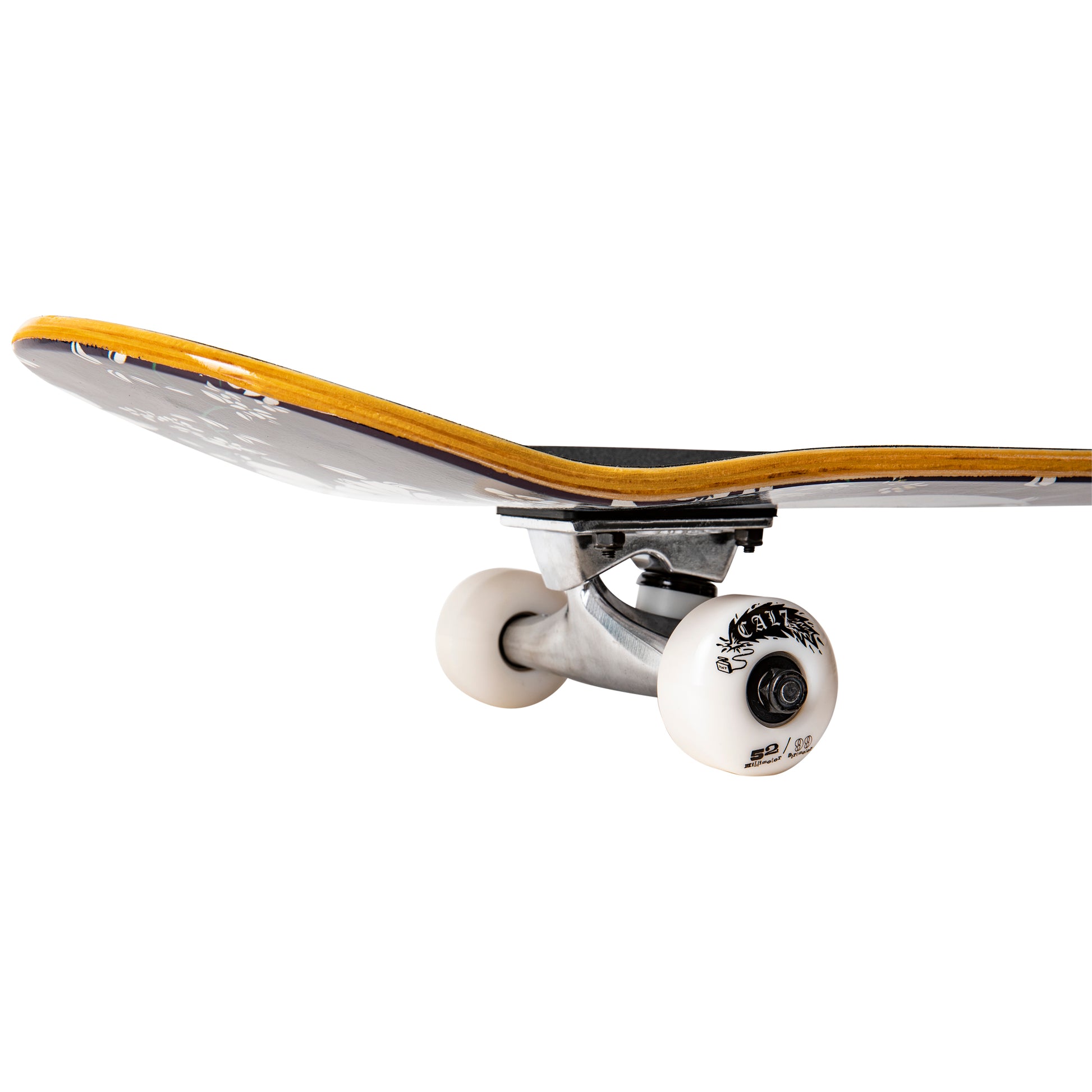 Cal 7 Complete 7.5/7.75/8-Inch Skateboard Petal with Logo and Floral Vine Graphic