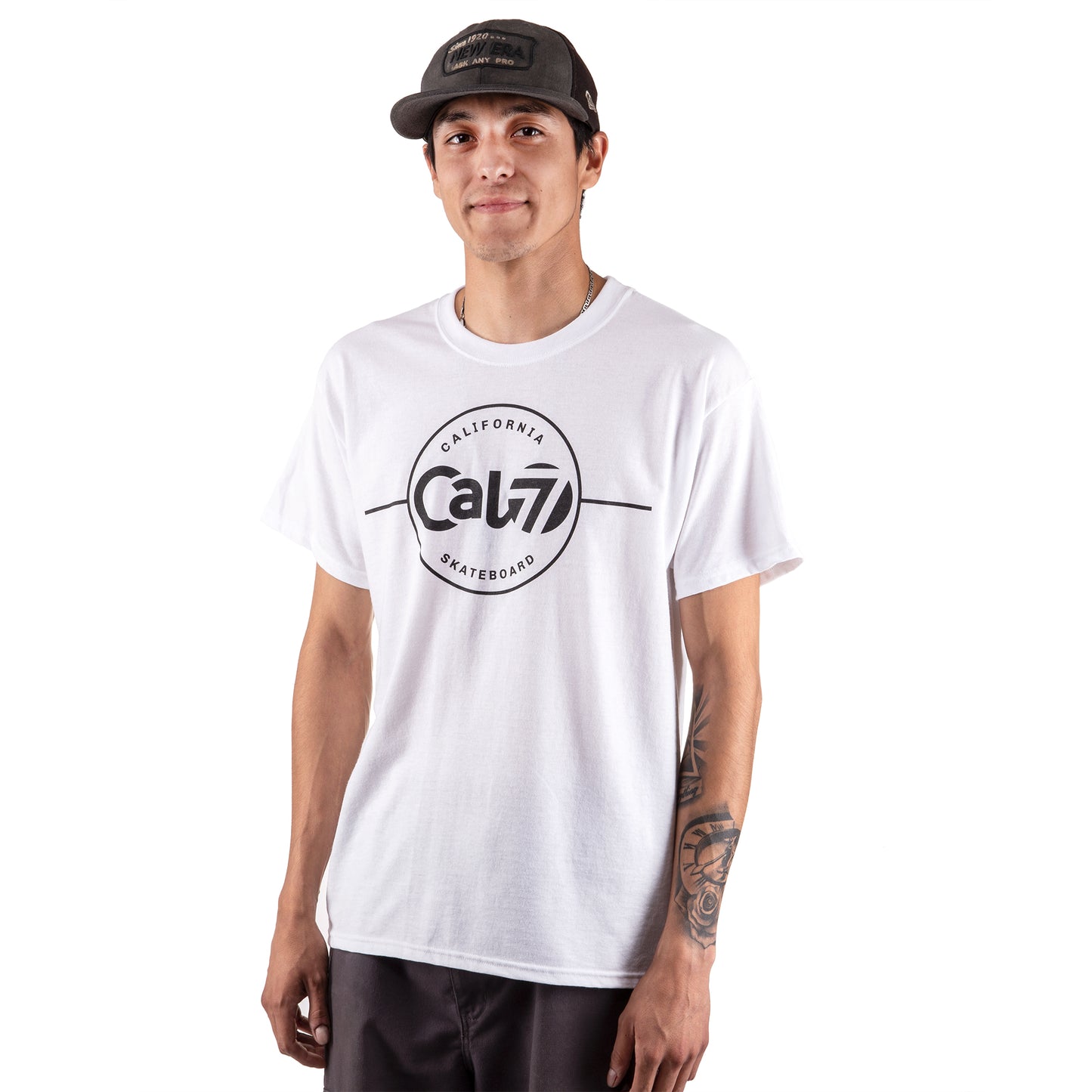 White Short-Sleeve Acid Tee