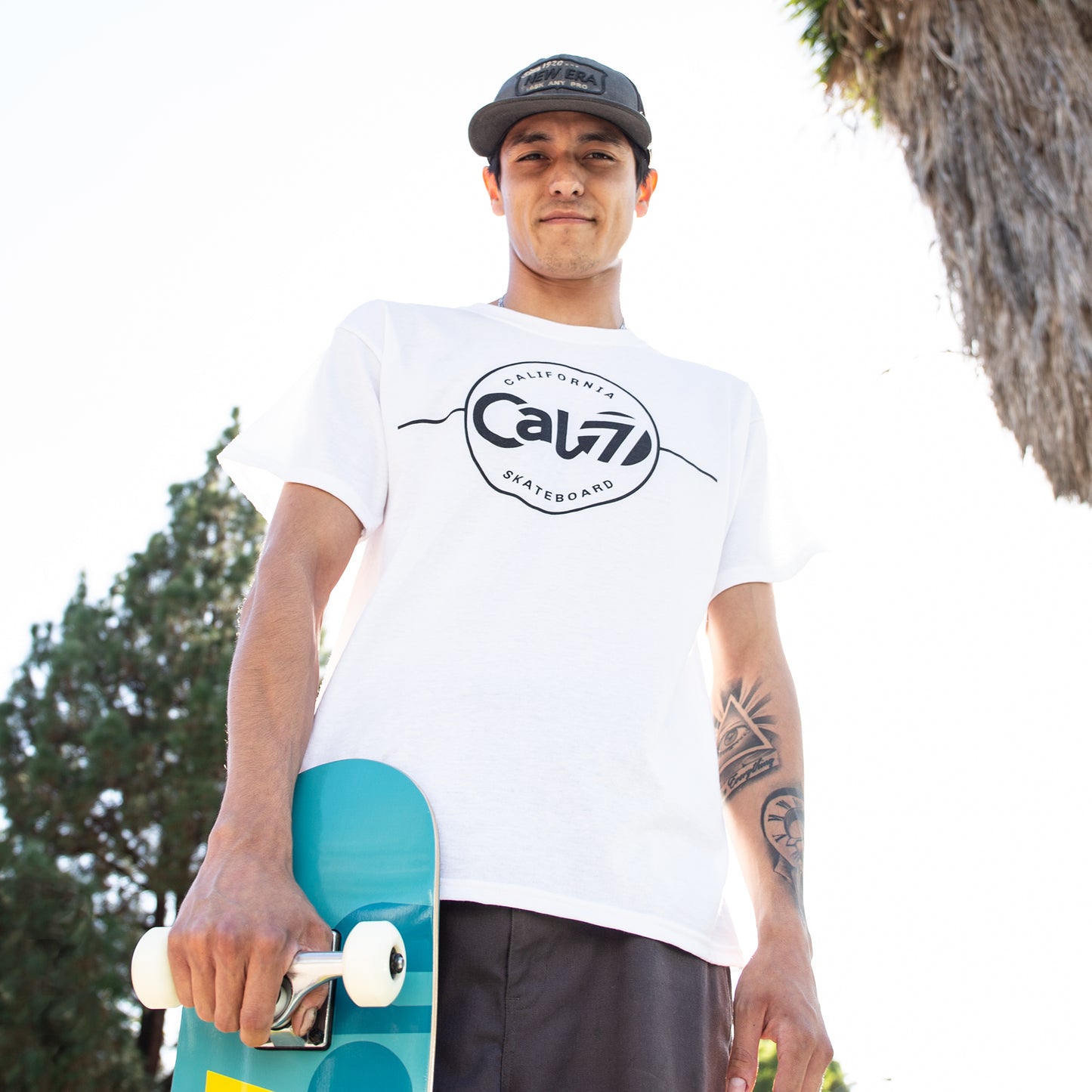 White Short-Sleeve Acid Tee