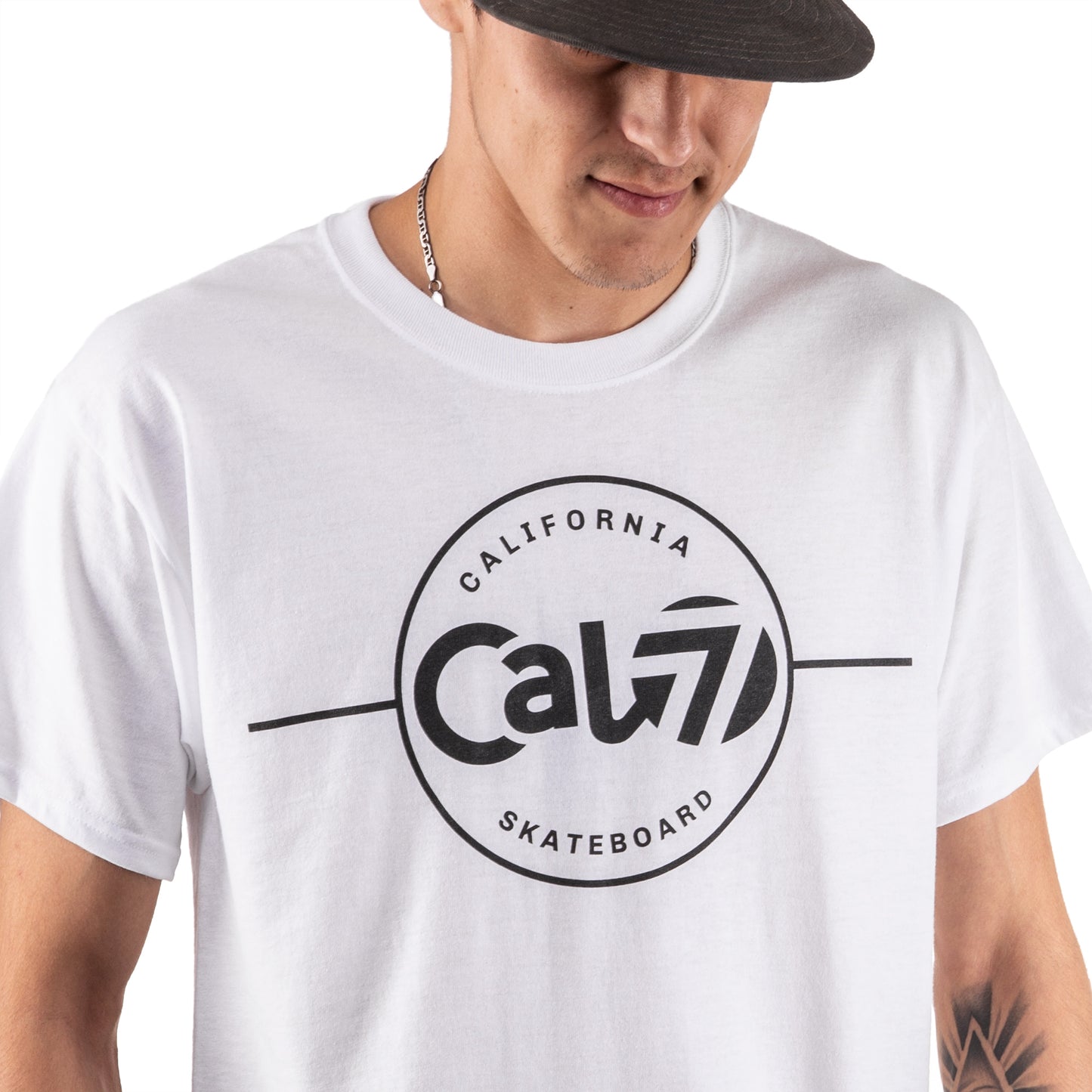 White Short-Sleeve Acid Tee