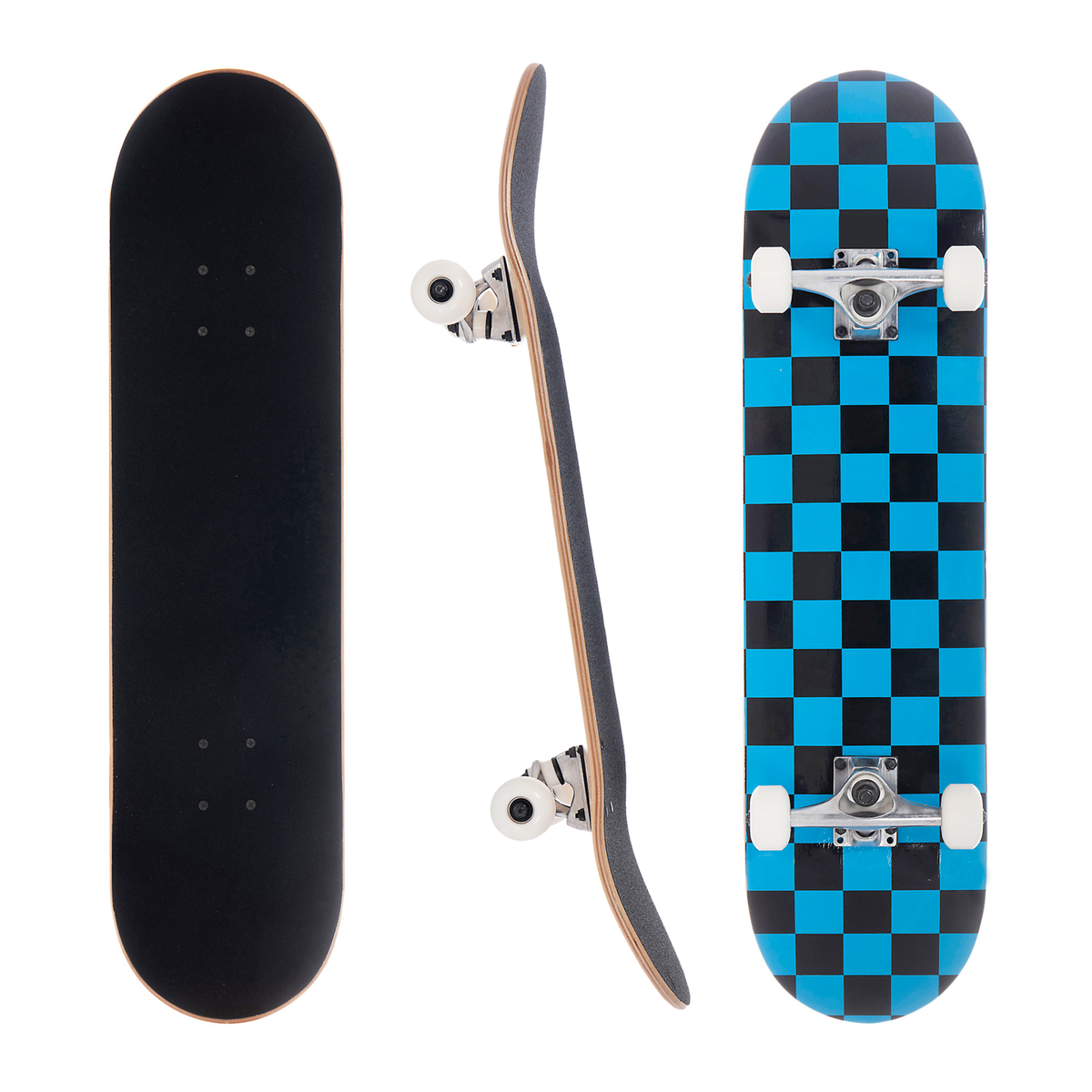 Blue Checker Complete 8”