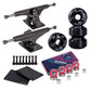 Skateboard Setup Combo | Black Trucks & 100A Wheels