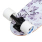 Cal 7 Orchard  22” Fishtail Mini Cruiser features a floral print graphic, 65mm 80A white wheels, black 4.5-inch wheels