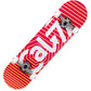 Red-orange Cal 7 complete 8-inch Delirium skateboard
