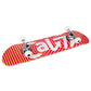 Red-orange Cal 7 complete 8-inch Delirium skateboard