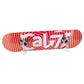 Red-orange Cal 7 complete 8-inch Delirium skateboard