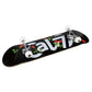 Cal 7 complete 8-inch skateboard with black fallout graphic with red roses