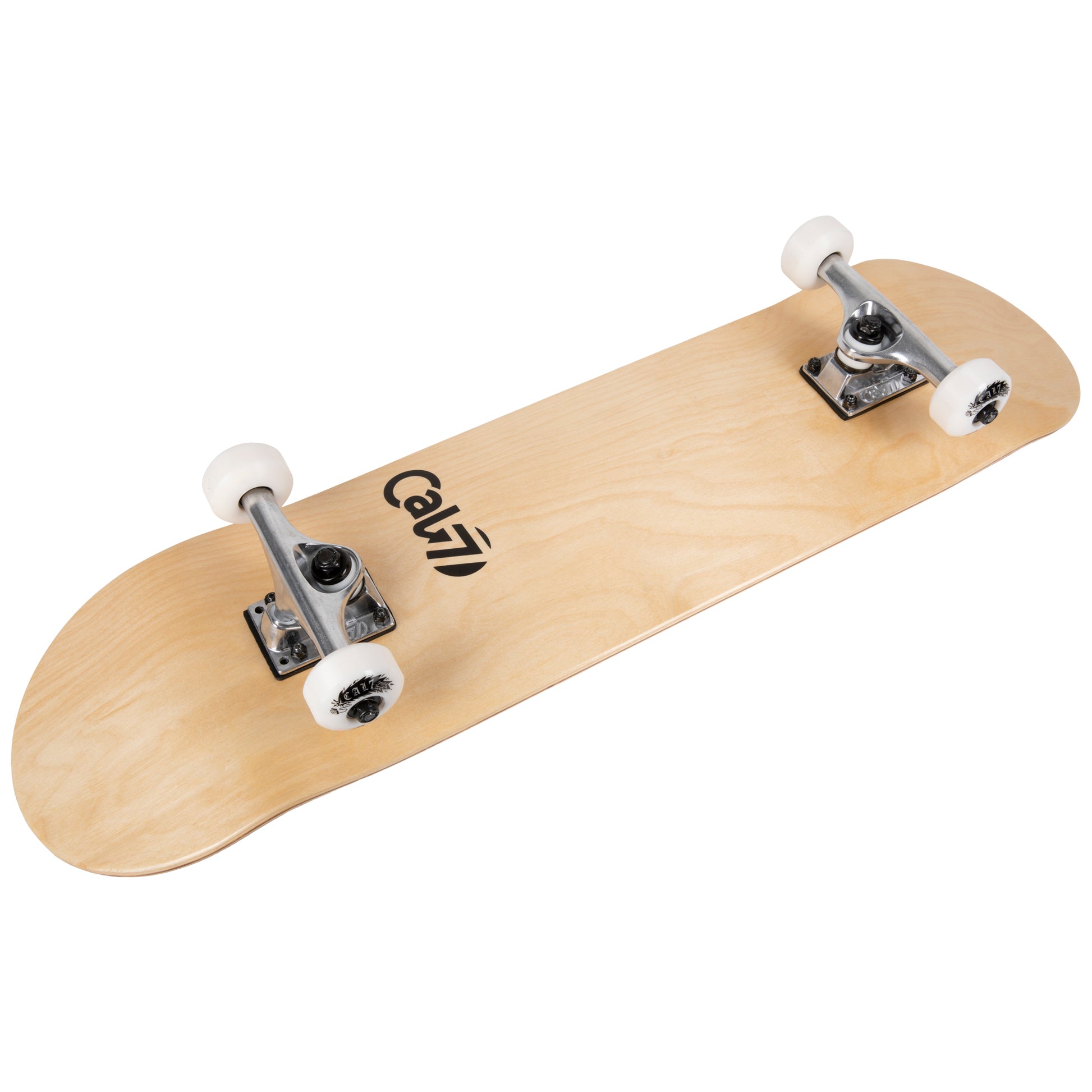 Cal 7 Complete 7.5/7.75/8-Inch Skateboard Grain with Logo and Natural Stain