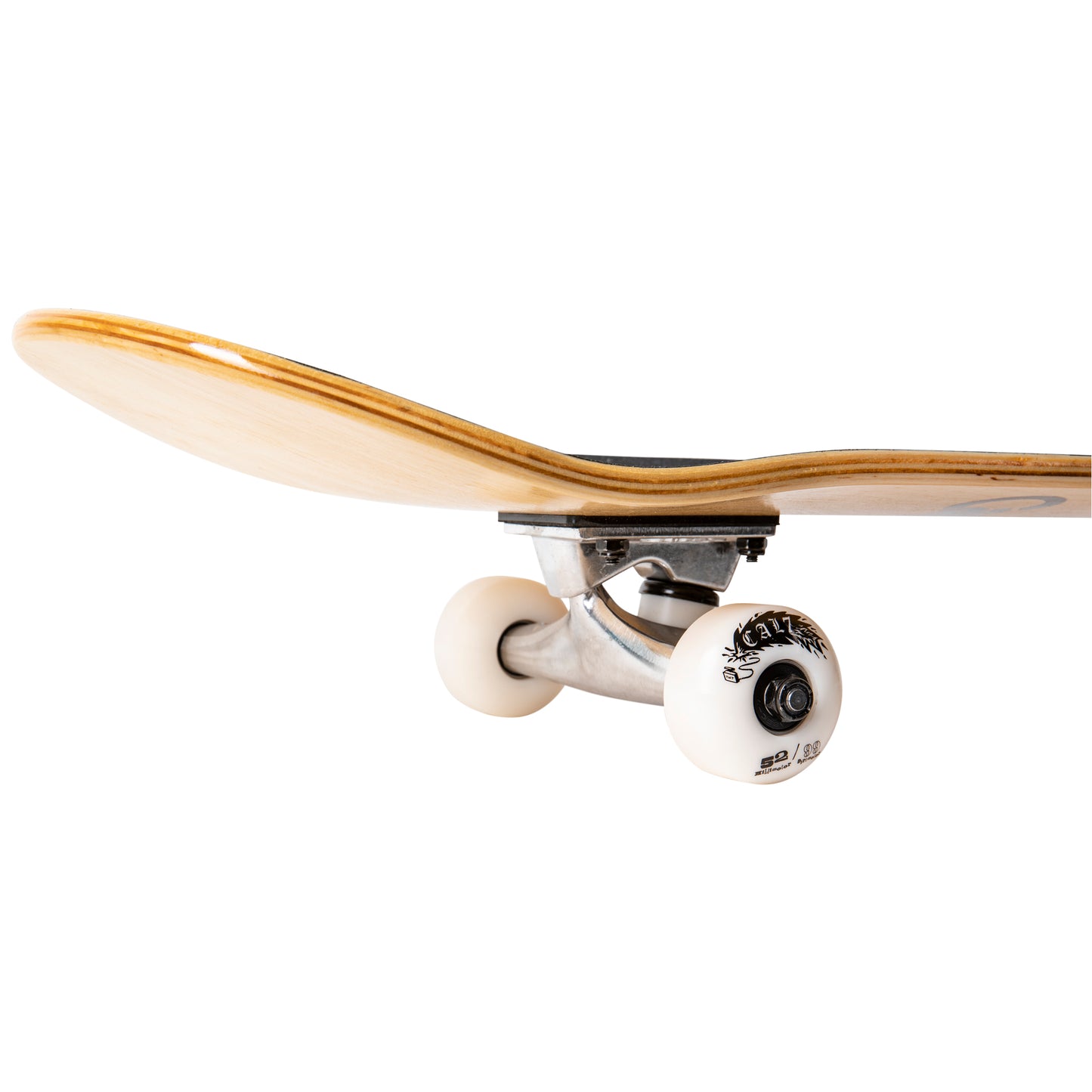 Cal 7 Complete 7.5/7.75/8-Inch Skateboard Grain with Logo and Natural Stain