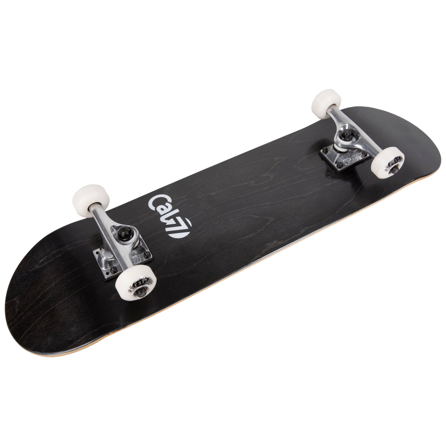 Cal 7 Complete 7.5/7.75/8-Inch Skateboard Midnight with Logo and Dark Stain 