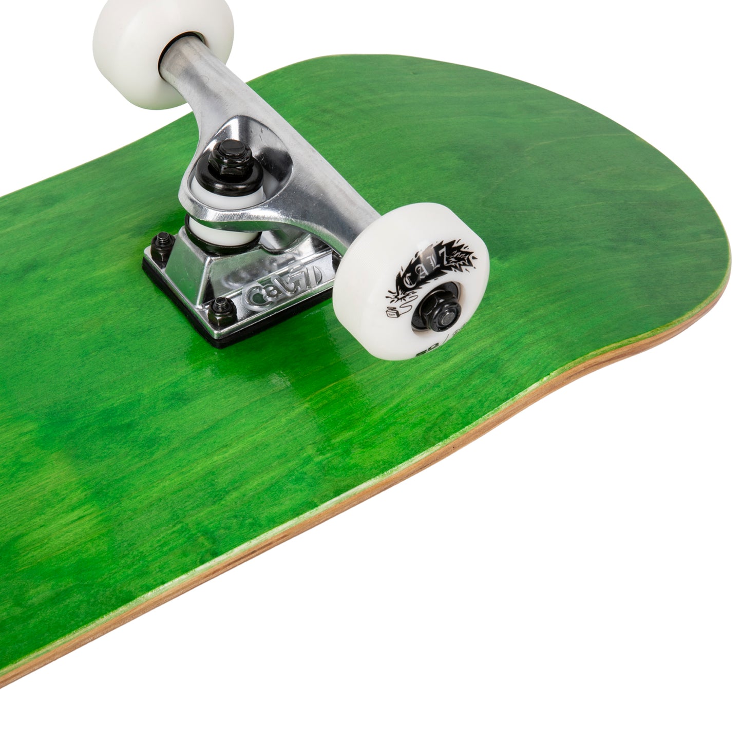 Cal 7 Complete 7.5/7.75/8-Inch Skateboard Meadow with Logo and Green Stain 