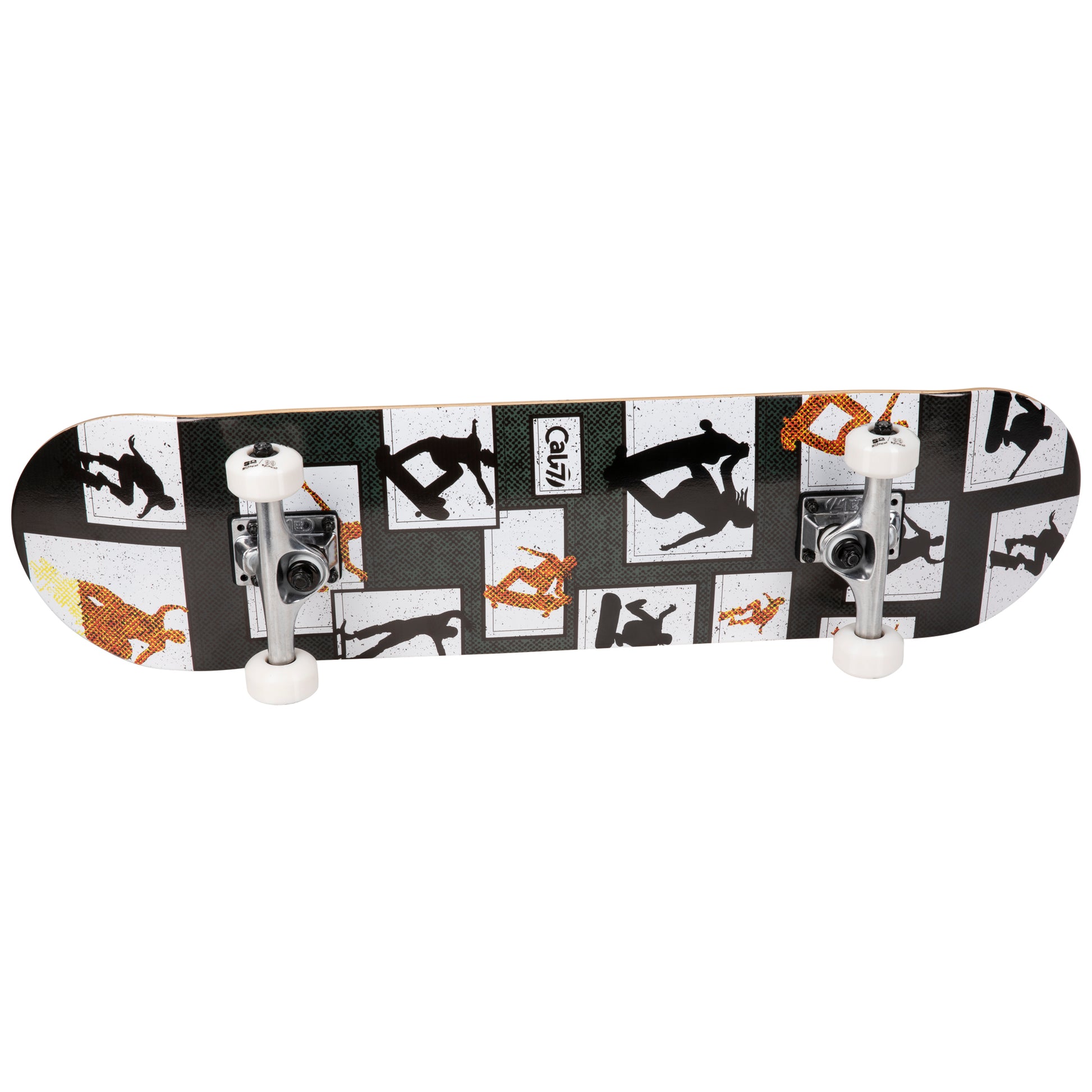 Cal 7 Complete 7.5/7.75/8-Inch Skateboard Panel with Skateboarding Graphic Design 