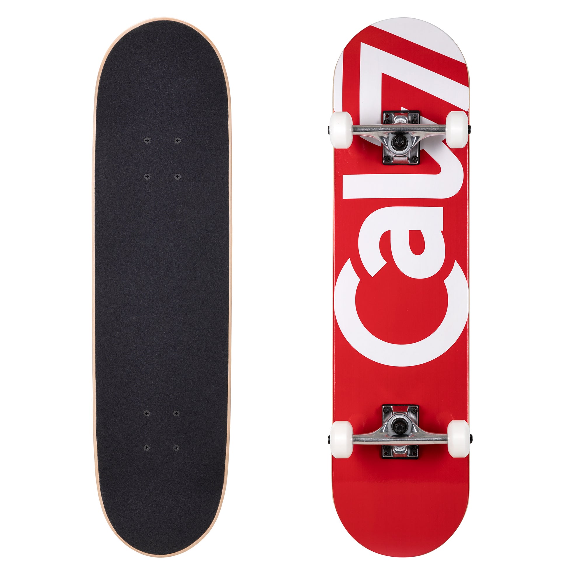 Cal 7 Red Tundra Complete 8.0 Inch skateboard