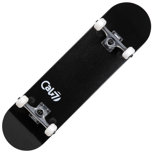 Cal 7 Complete 7.5/7.75/8-Inch Skateboard Yang with Solid White Deck