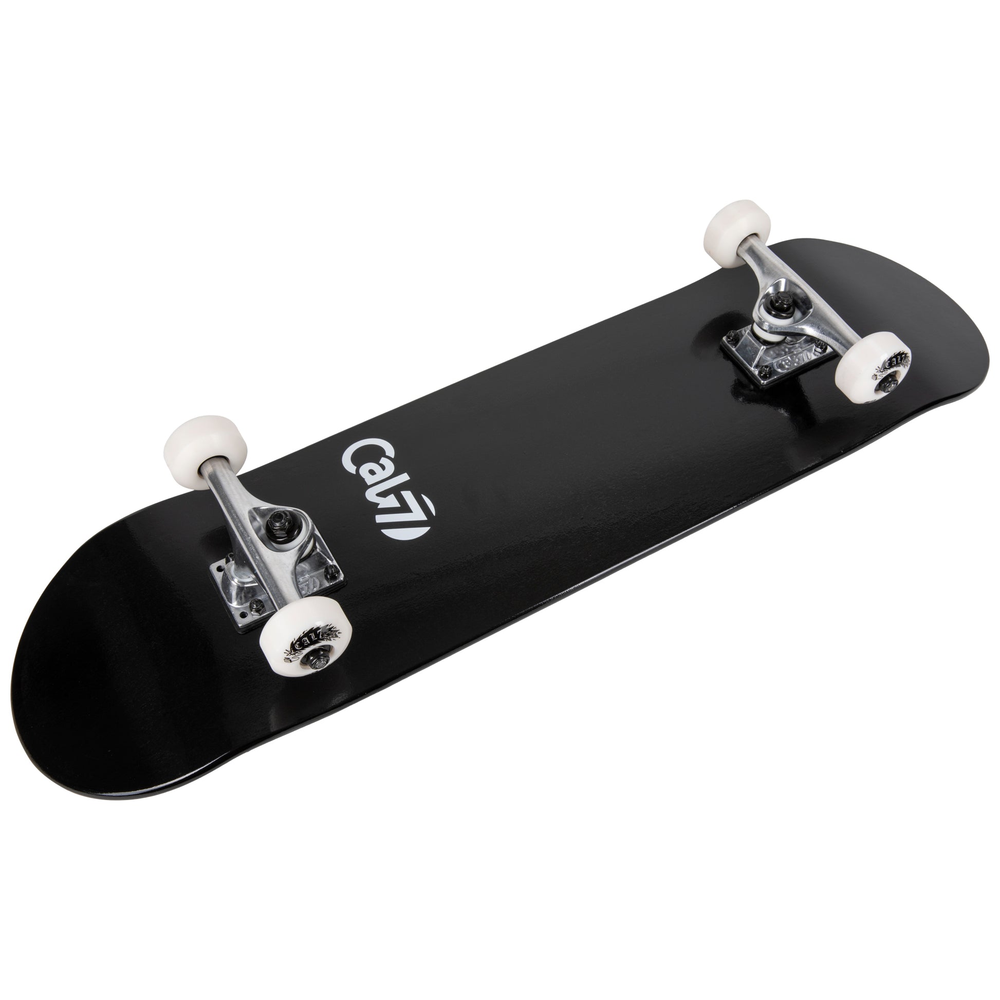 Cal 7 Complete 7.5/7.75/8-Inch Skateboard Yang with Solid White Deck