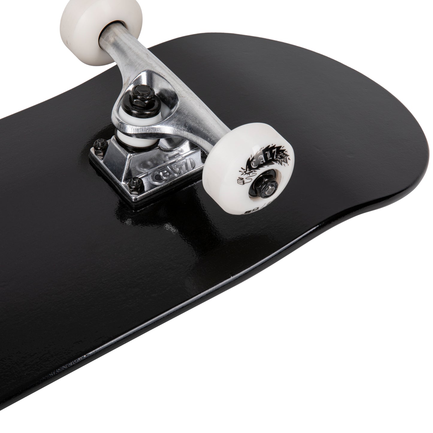 Cal 7 Complete 7.5/7.75/8-Inch Skateboard Yang with Solid White Deck