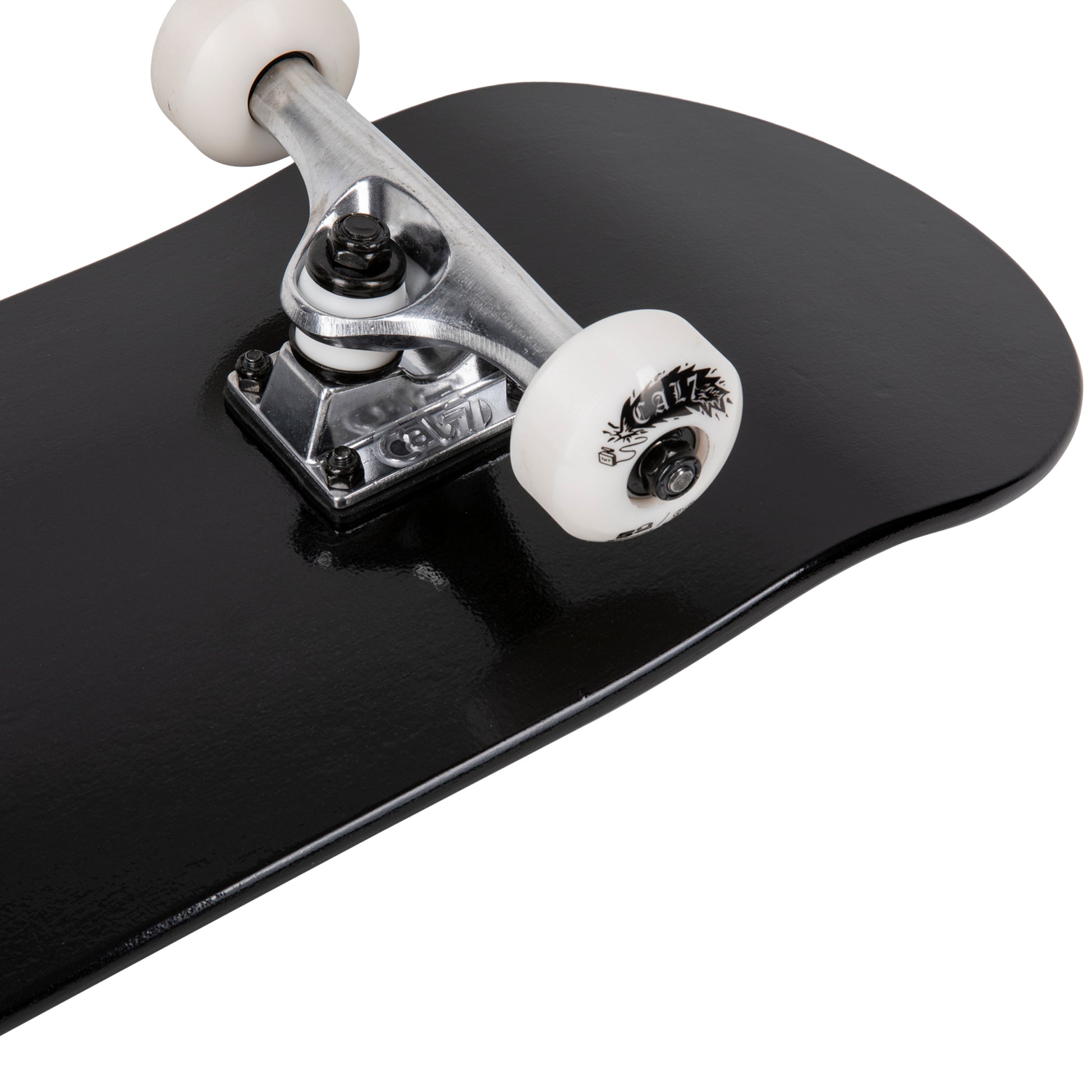 Cal 7 Complete 7.5/7.75/8-Inch Skateboard Yang with Solid White Deck
