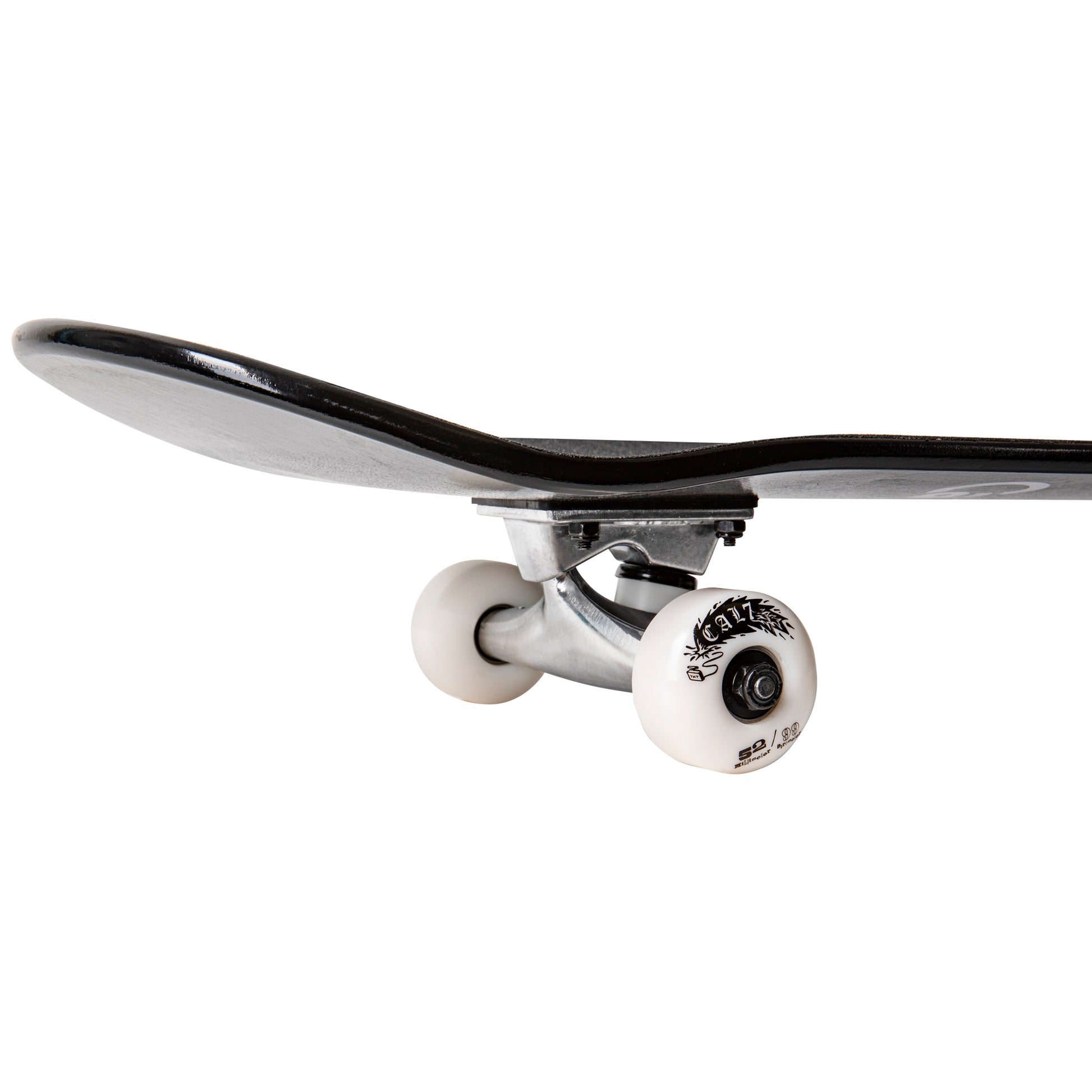 Cal 7 Complete 7.5/7.75/8-Inch Skateboard Yang with Solid White Deck