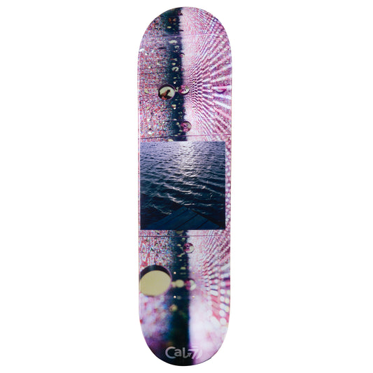 cold pressed cal 7 skateboard deck with water graphics 