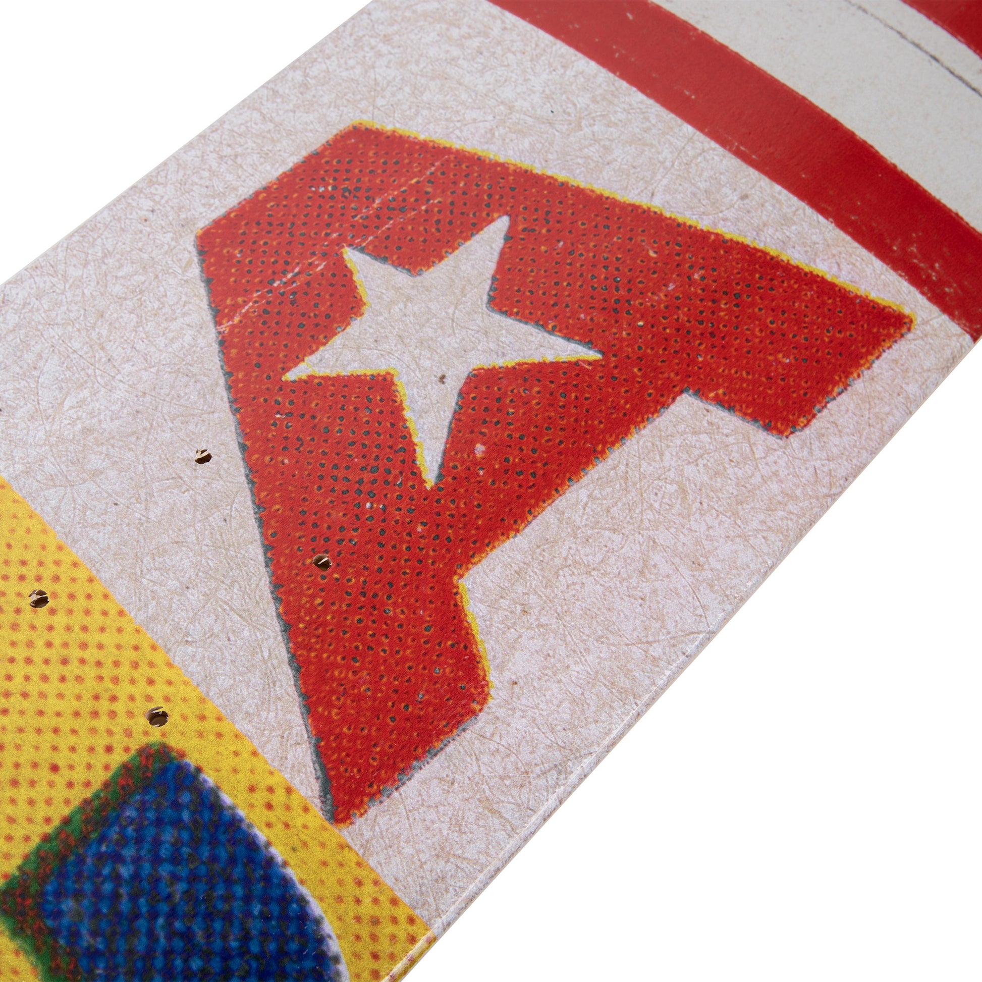 Cal 7 Ransom 7.75”/8”/ 8.25”/8.5”-Inch Skateboard Deck with Collage Text Logo and Vintage Finish