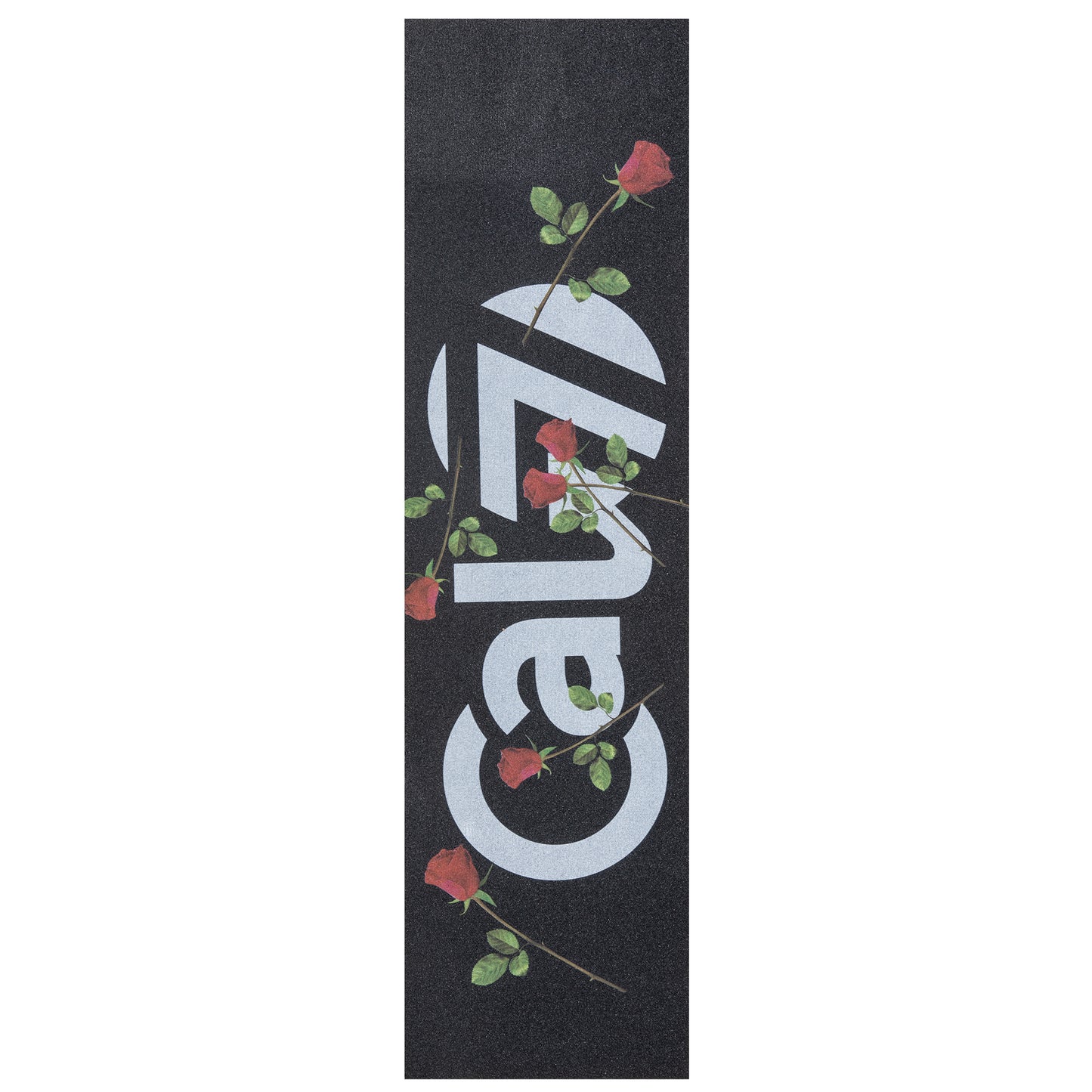 Cal 7 black Fallout griptape with rose graphic