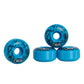 Cal 7 Frenzy 53mm 100A blue skateboard wheels with ice cream linear art design 