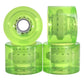 60x44 83A Polyurethane Skateboard Transparent Wheels
