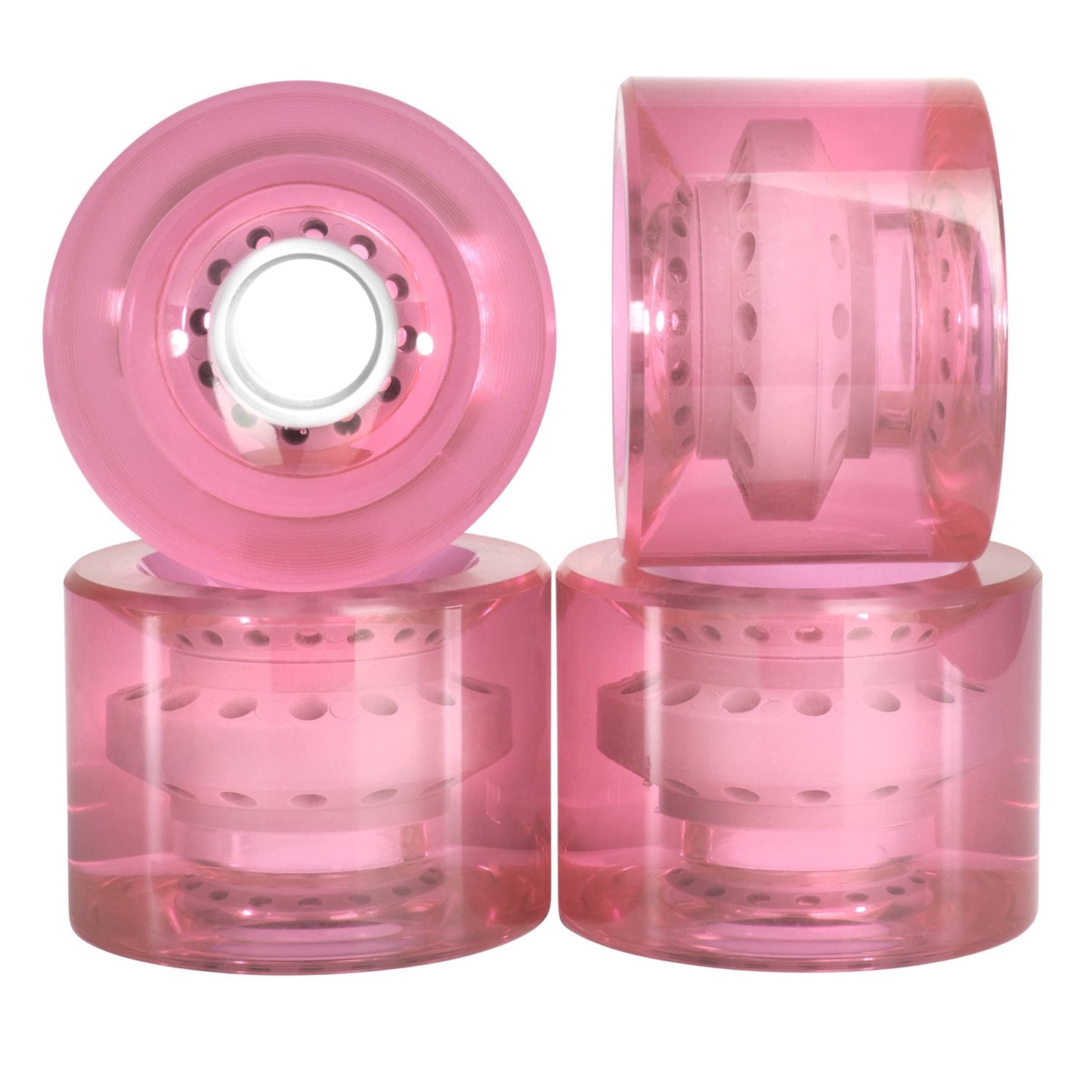 60x44 83A Polyurethane Skateboard Transparent Wheels