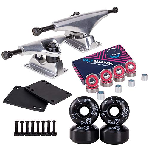 Skateboard Setup Combo | Silver Trucks & 99A Wheels